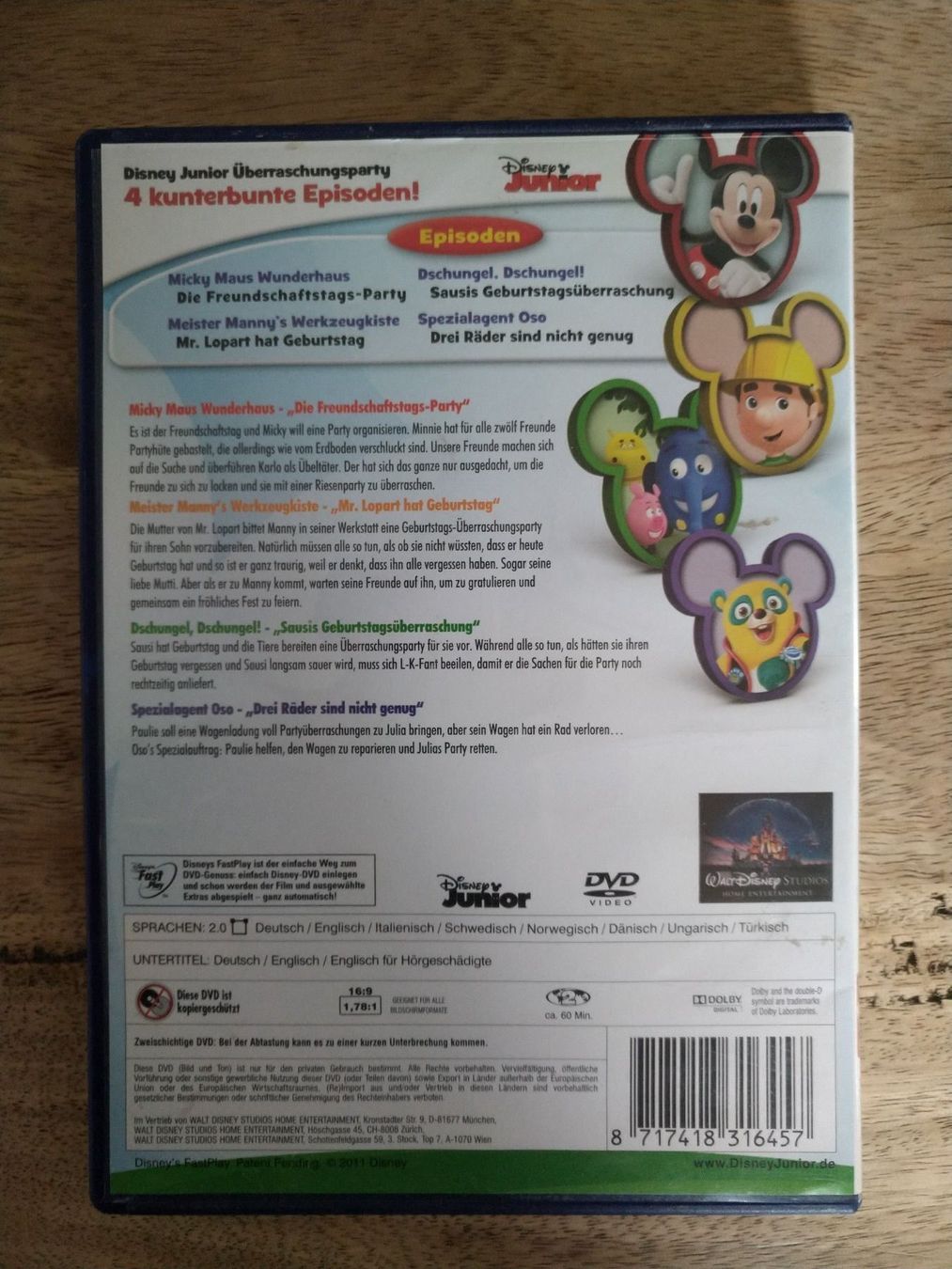 Tutti i DVDs: DVD Disney Junior – Usato da Dierikon venduto da oldmeetsnew 1