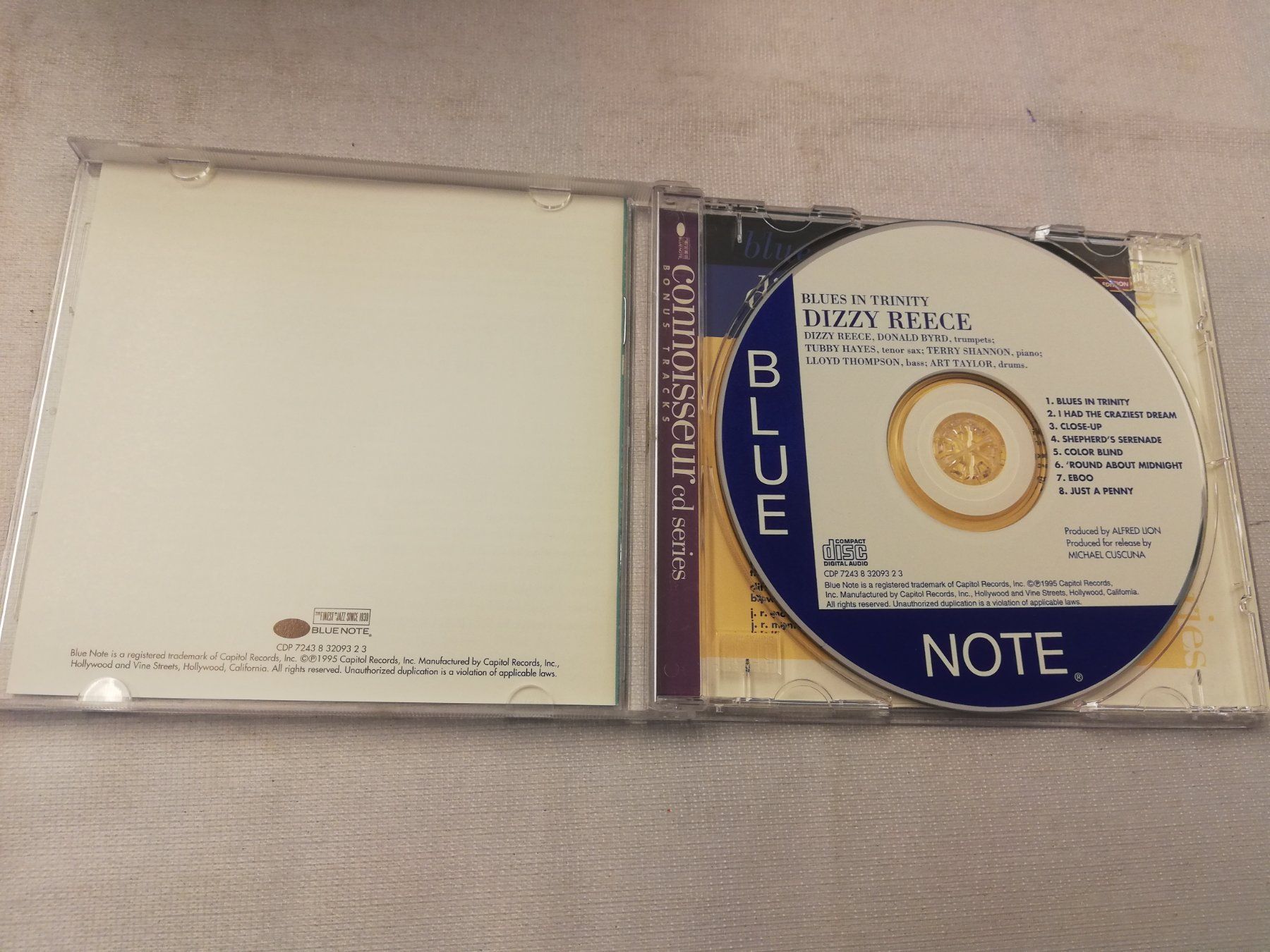 CD: DIZZY REECE - BLUES IN TRINITY (BLUE NOTE) – Usato da Bern venduto da Vinylsound.ch 2