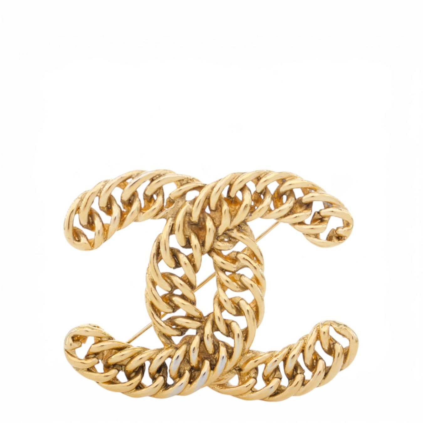 Chanel Broschen & Nadeln: Chanel Brosche gold geflochten – Gebraucht aus Binningen von Designerlabels