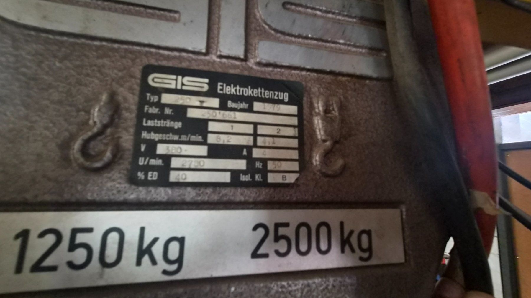 Paranco multiuso: Elektrokettenzug mit Laufkatze – Usato da Gümmenen venduto da chmail 1