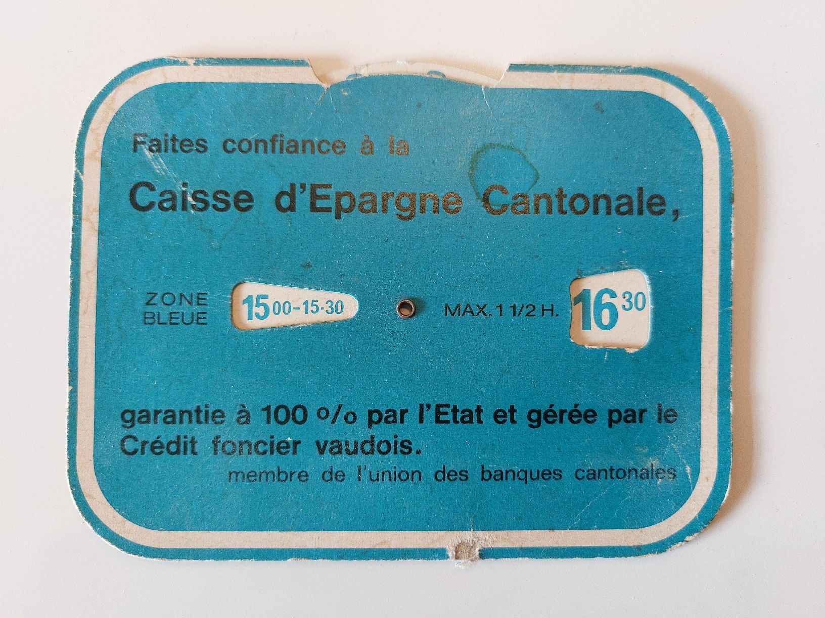 Documenti: disque de stationnement vintage – Usato da Villeneuve FR venduto da Train_Vinch6