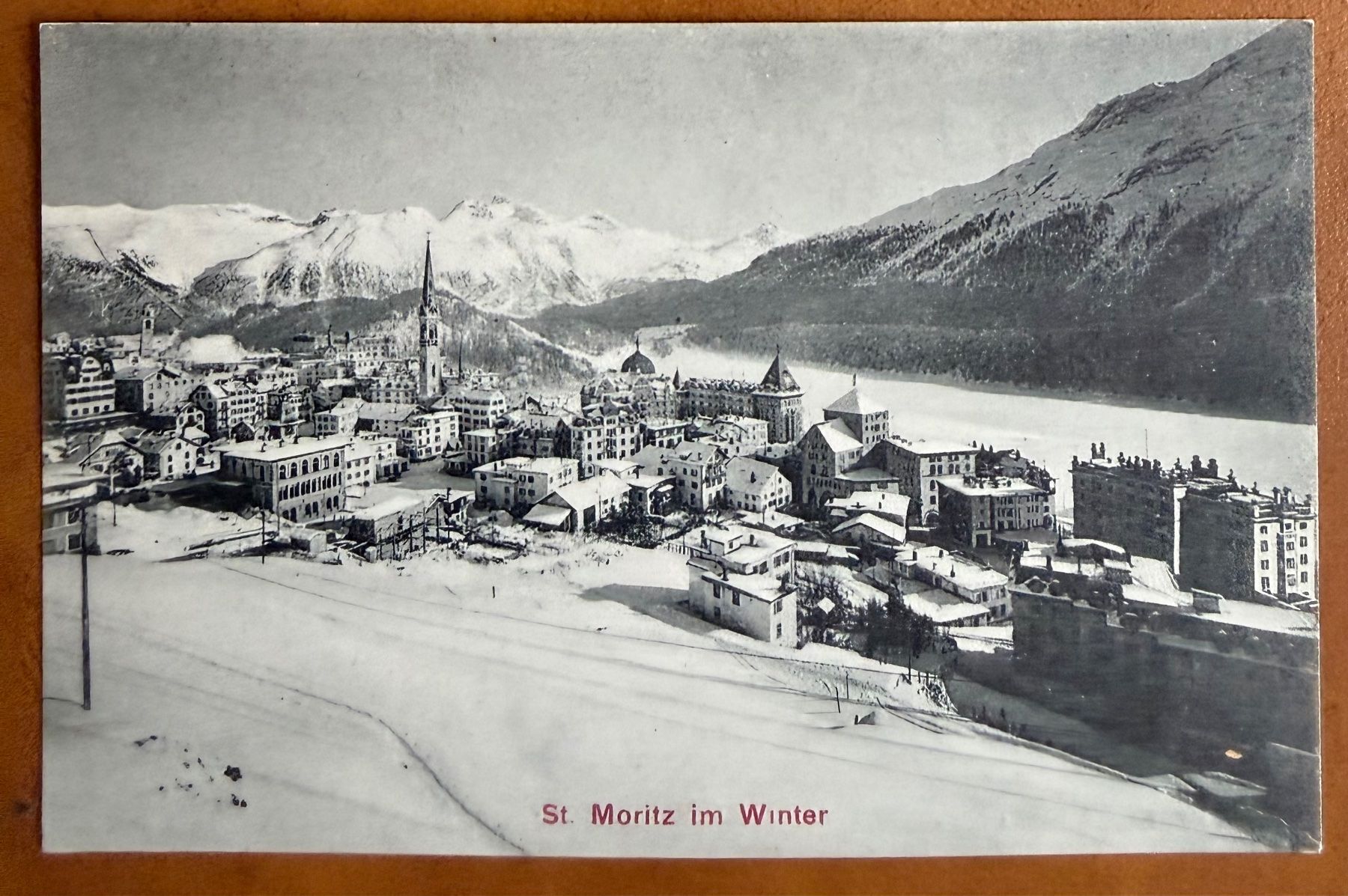 Cartes postales: St. Moritz - Panorama Winter AK – D'occasion à Lutry par Ediego