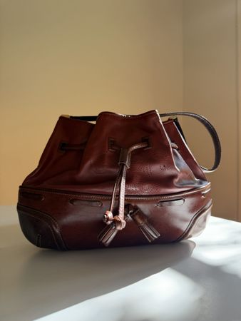 Vintage Etro Beuteltasche Leder