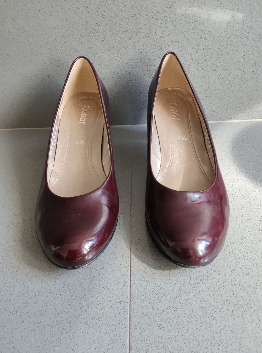Gabor Scarpe da donna: GABOR PUMPS Gr. 40/ Bordeaux Lackleder – Nuovo (secondo la descrizione) da Minusio venduto da Todesca 1