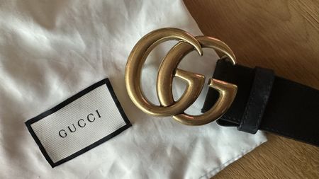 Breiter GG Marmont Gürtel – Grösse 90 – Sehr guter Zustand