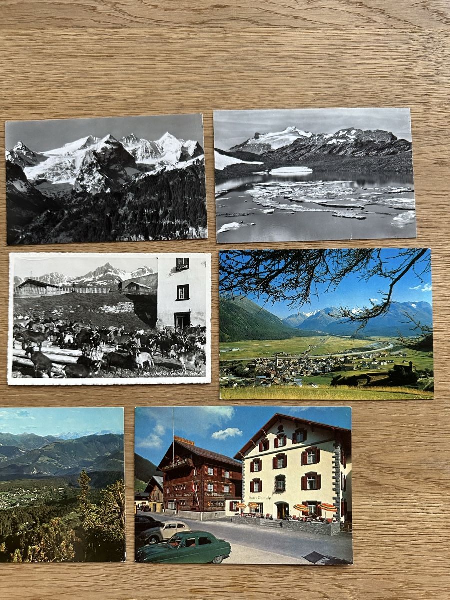 Cartoline postali: Schweiz - 11 schöne Ansichtskarten 1960er Jahren  – Usato da Schmitten / FR venduto da Samsara169 3