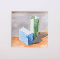 Aquarell: Geometrische Körper