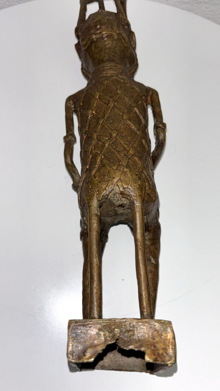 Statuette: Afrikanische Bronzefigur | Handarbeit | H 35 cm – Usato da Sommeri venduto da Plutus09 7