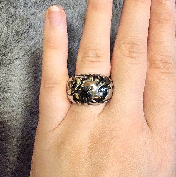 Ringe: Rhomberg Ring Edelstahl – Neu (gemäss Beschreibung) aus Eschlikon TG von Spitzmuus
