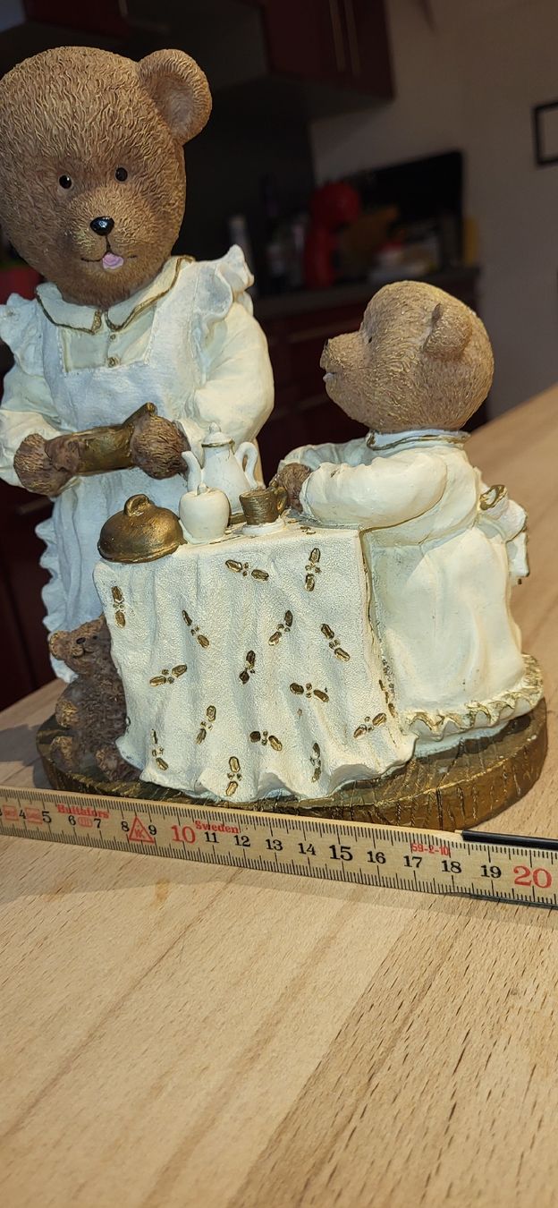 Statuette: Deko Teddy Frau mit Mädchen – Usato da Schweizersholz venduto da fuchs06 4