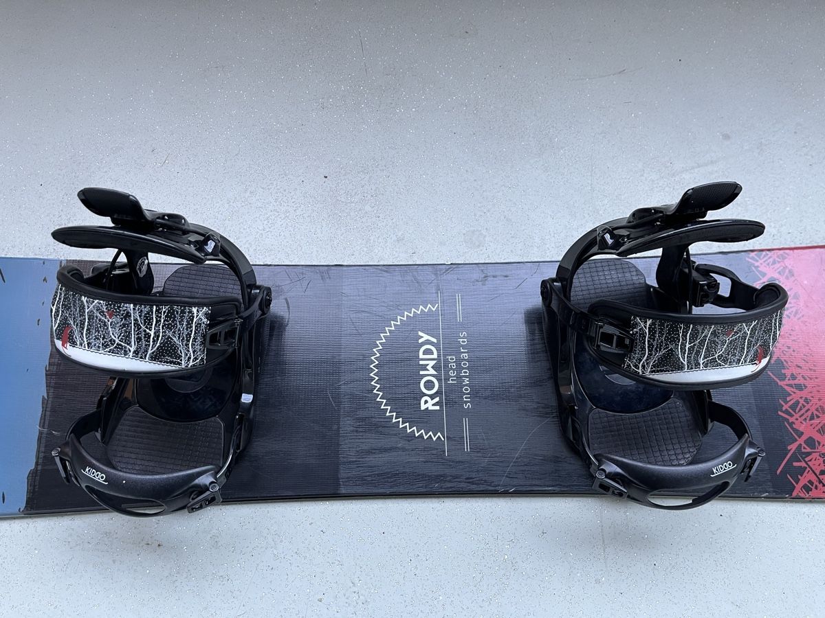 Head Board: Snowboard Head rowdy 128cm inkl. Bindung – Usato da Horgen venduto da pupcia01 4