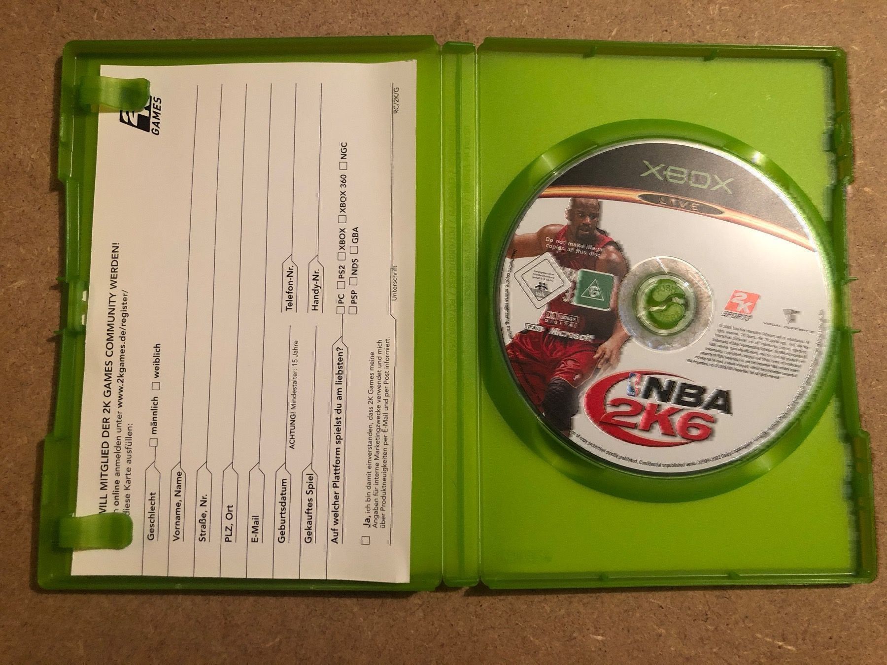 Giochi: NBA 2K  06 für Xbox – Usato da Kestenholz venduto da Mad18 2
