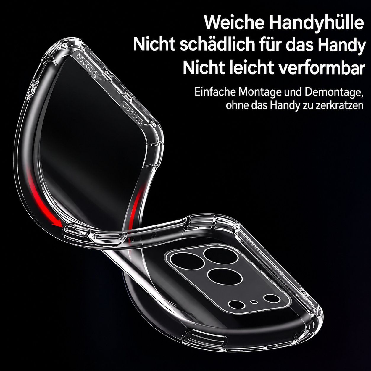 Apple Covers & Schutzfolien: iphone 17 Pro Max Transparent mit Eckenschutz Hülle Case – Neu und originalverpackt aus Fislisbach von IboTrade 2