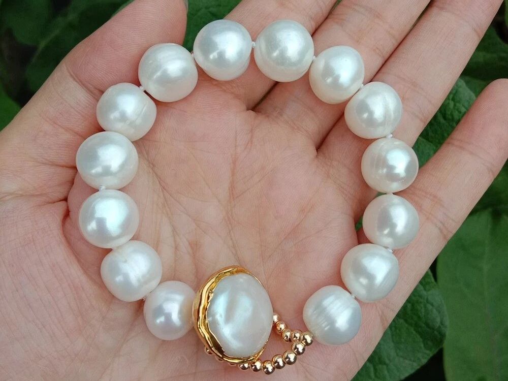 Bracciali & Braccialetti: Lua weiss Perlen Armband Perle 20.30 cm Bracelet Echt Vrai – Nuovo (secondo la descrizione) da Prilly venduto da ilyria73 4