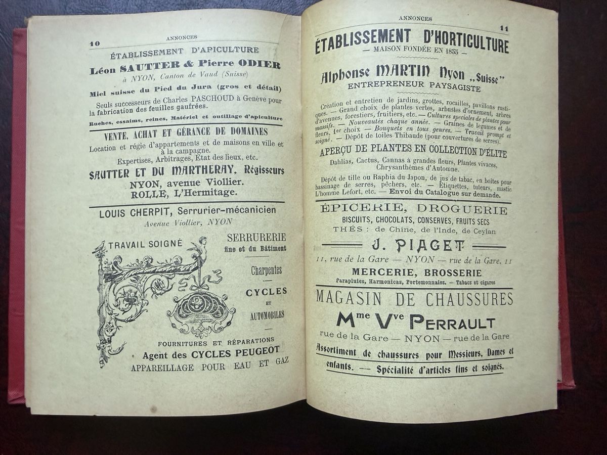 Bücher: Nyon à travers les siècles - Guide & Indicateur (1ère éd.) – Gebraucht aus Fribourg von Ardoffel 9
