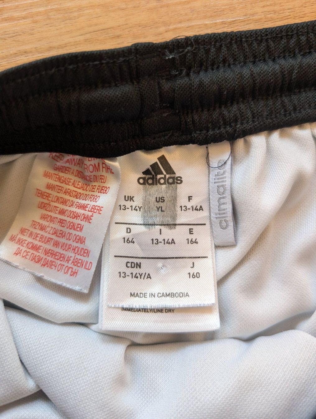 Adidas Hosen: Adidas ClimaLite Shorts, Gr. 164, Schwarz – Gebraucht aus Pfyn von Magra02 2