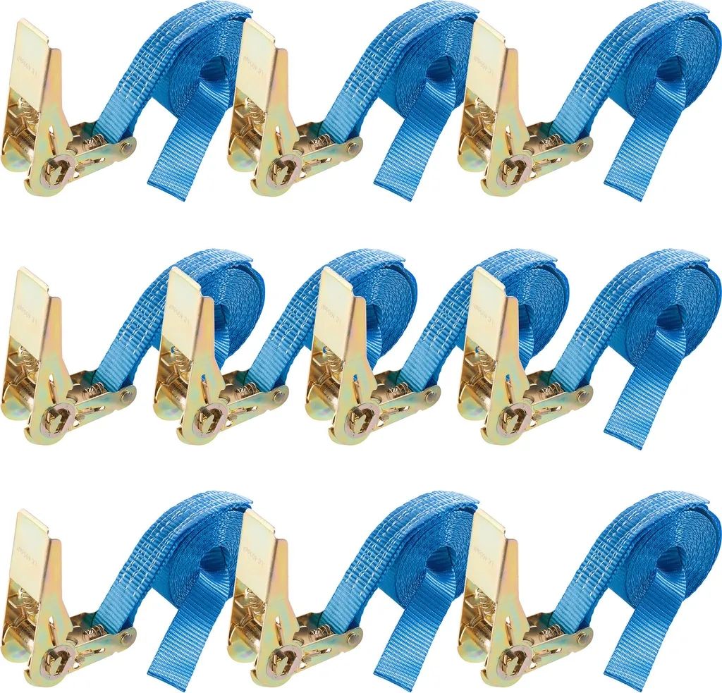 Tutti gli attrezzi: Spanngurte 10 Stück 4 m 800kg – Nuovo (secondo la descrizione) da Nebikon venduto da warendiscount