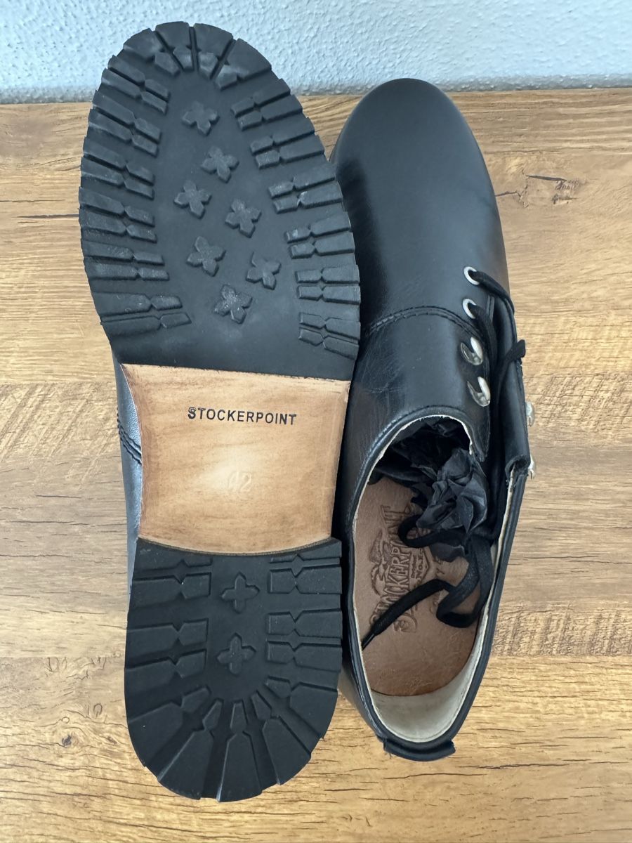 Herrenschuhe: Chaussures Stockerpoint cuir noir T. 42 - neuves – Neu (gemäss Beschreibung) aus Brügg BE von Goob 9