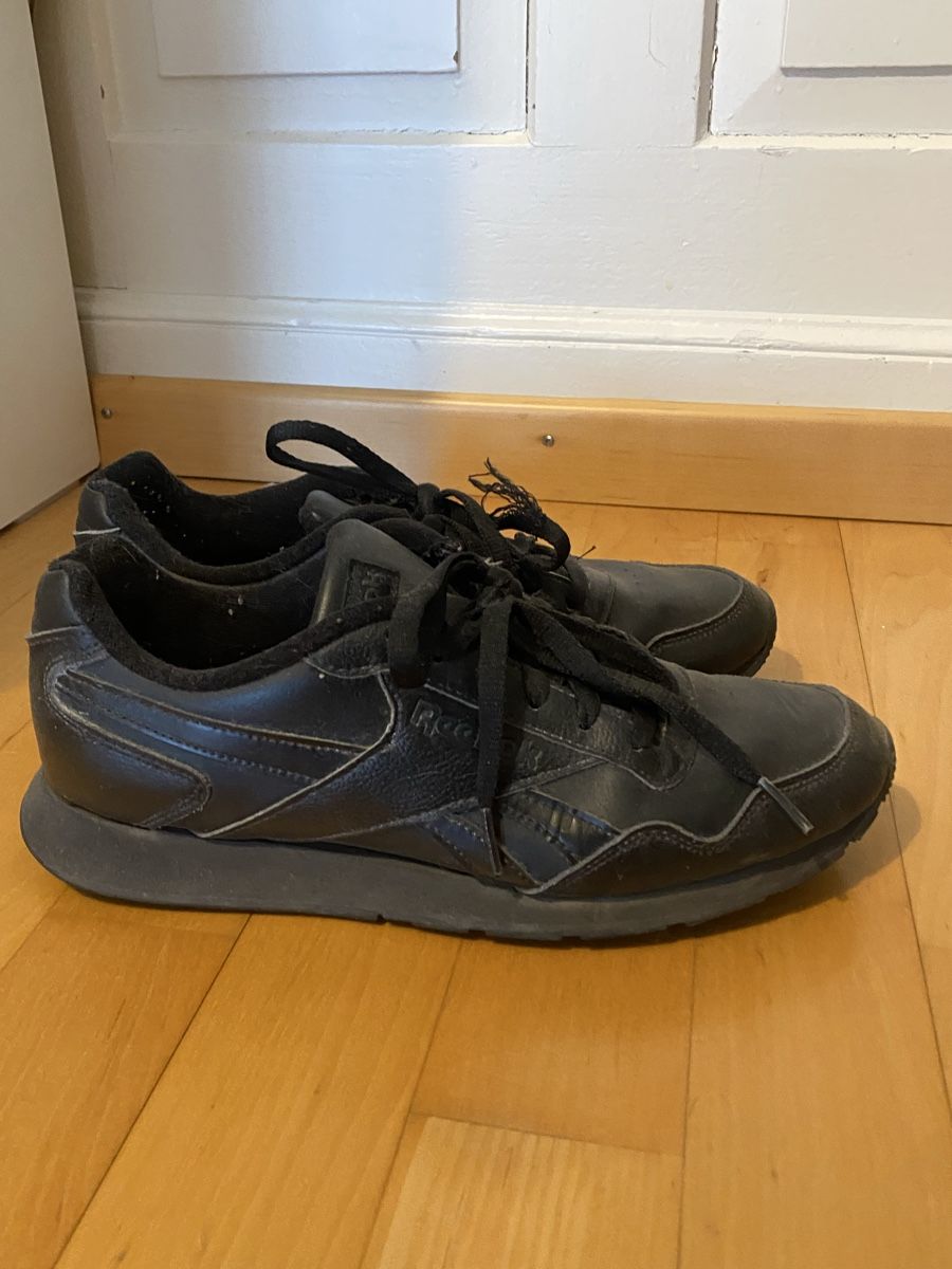 Scarpe da uomo: Reebok - Leather - Black – Usato da Zürich venduto da jus_d9kb 1