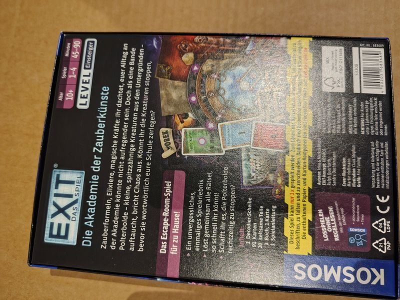 Kosmos Giochi: Exit - Akademie der Zauberkünste – Nuovo (secondo la descrizione) da Oberhofen AG venduto da iitf2020 2