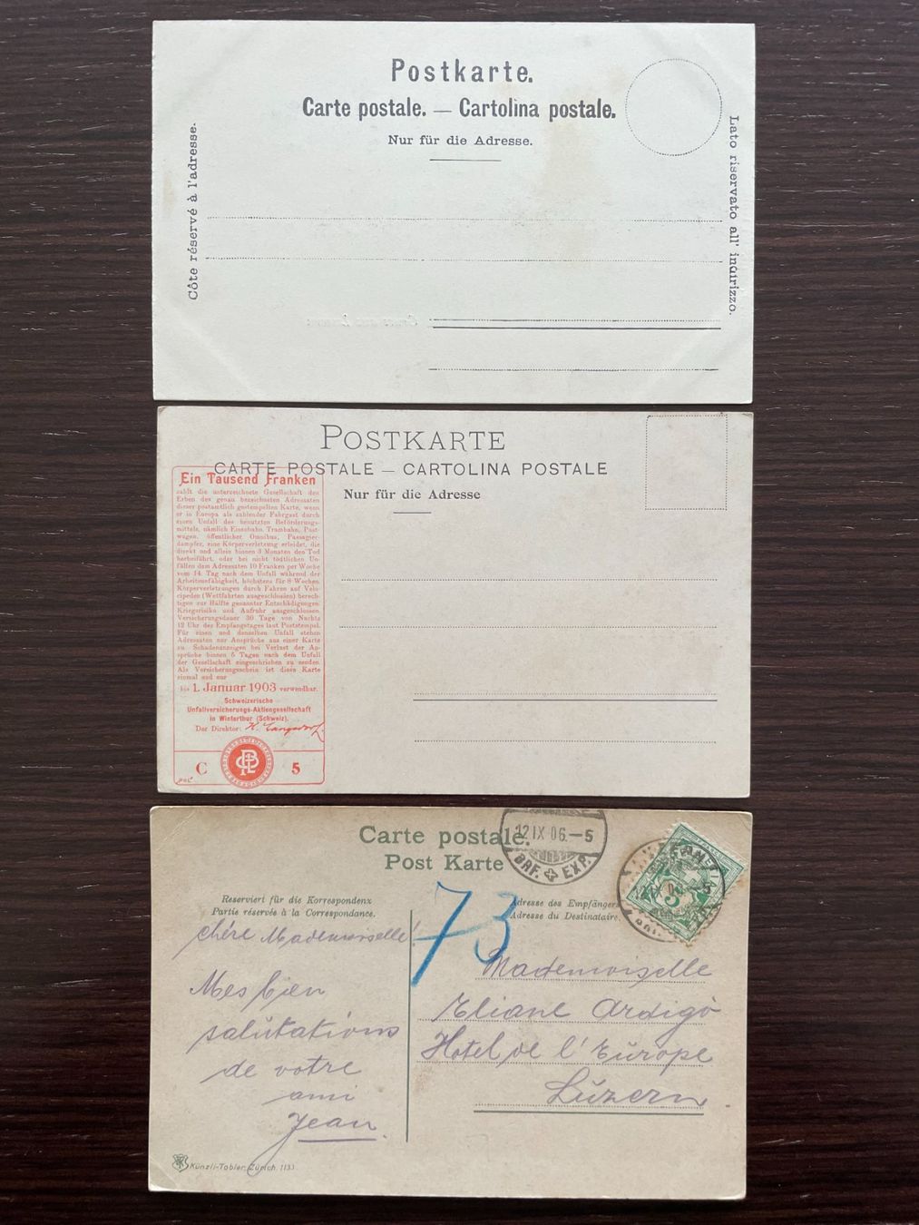 Cartoline postali: LUZERN DAMPFSCHIFF, 10 unterschiedliche Ansichtskarten – Usato da Wald ZH venduto da TLILEF 6