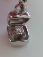 Silber charm - Verlobungsring im Etui ('Be mine')