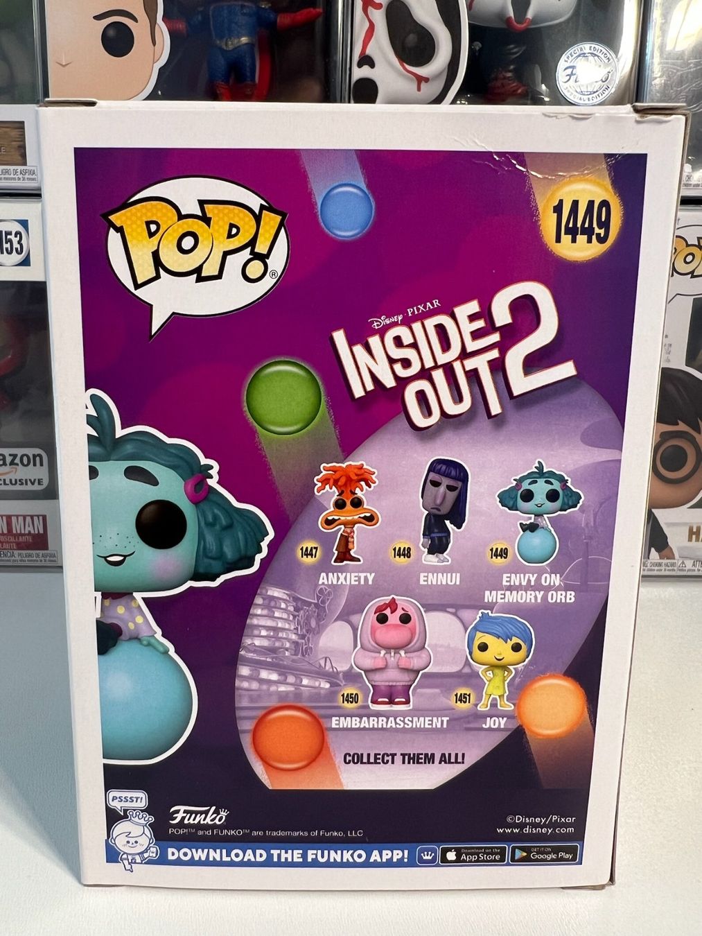 Funko Statuette: Funko POP! Disney Pixar Vice-Versa 2 Envy on Memory Orb – Nuovo e nell'imballaggio originale da Le Mouret venduto da perfectbijou 2