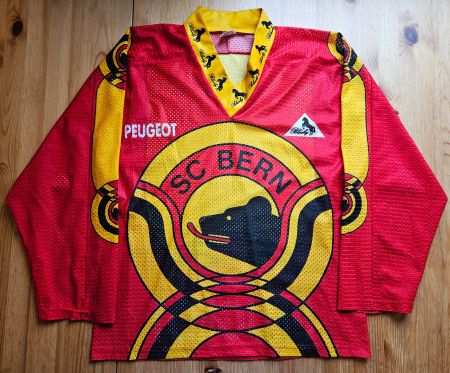 SC Bern Trikot Blacky Grösse M NLA SCB Eishockey vintage