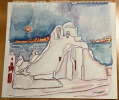 südliche Landschaft von Luis Orosco    (ID b3513)