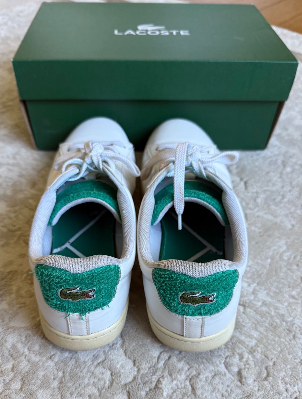 Lacoste Scarpe da uomo: Lacoste Sneaker, weiss-grün – Usato da Wohlen AG venduto da thr_t5x8 4