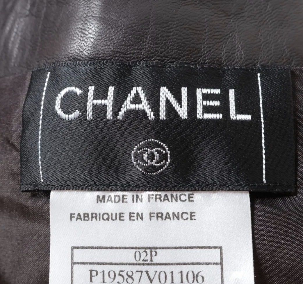 Chanel Hosen: Chanel Leather Trousers Brown  FR 36 – Gebraucht aus Kloten von liu_65tx 2