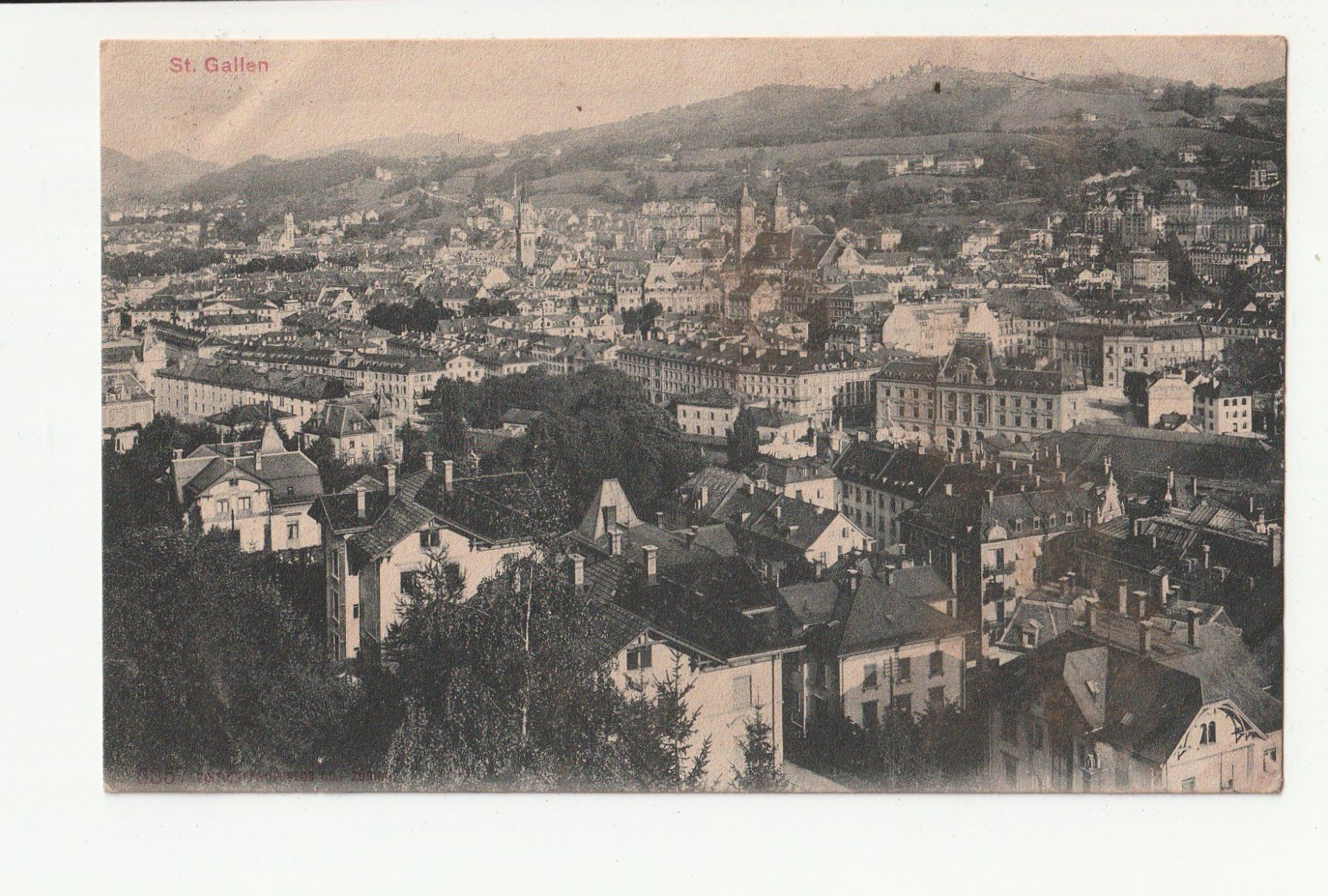 Cartoline postali: St.Gallen – Usato da Rheineck venduto da rhynegg