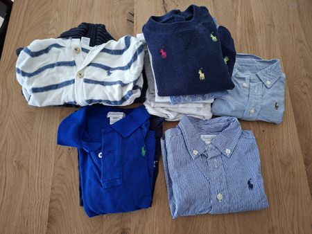 Ralph Lauren Bundle blau weiss grau 3 Monate-18Monate
