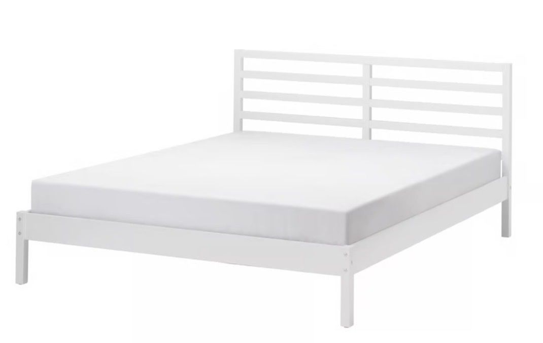 Letti: IKEA TAVRA Bed Frame White – Usato da Buchs ZH venduto da Katia.K