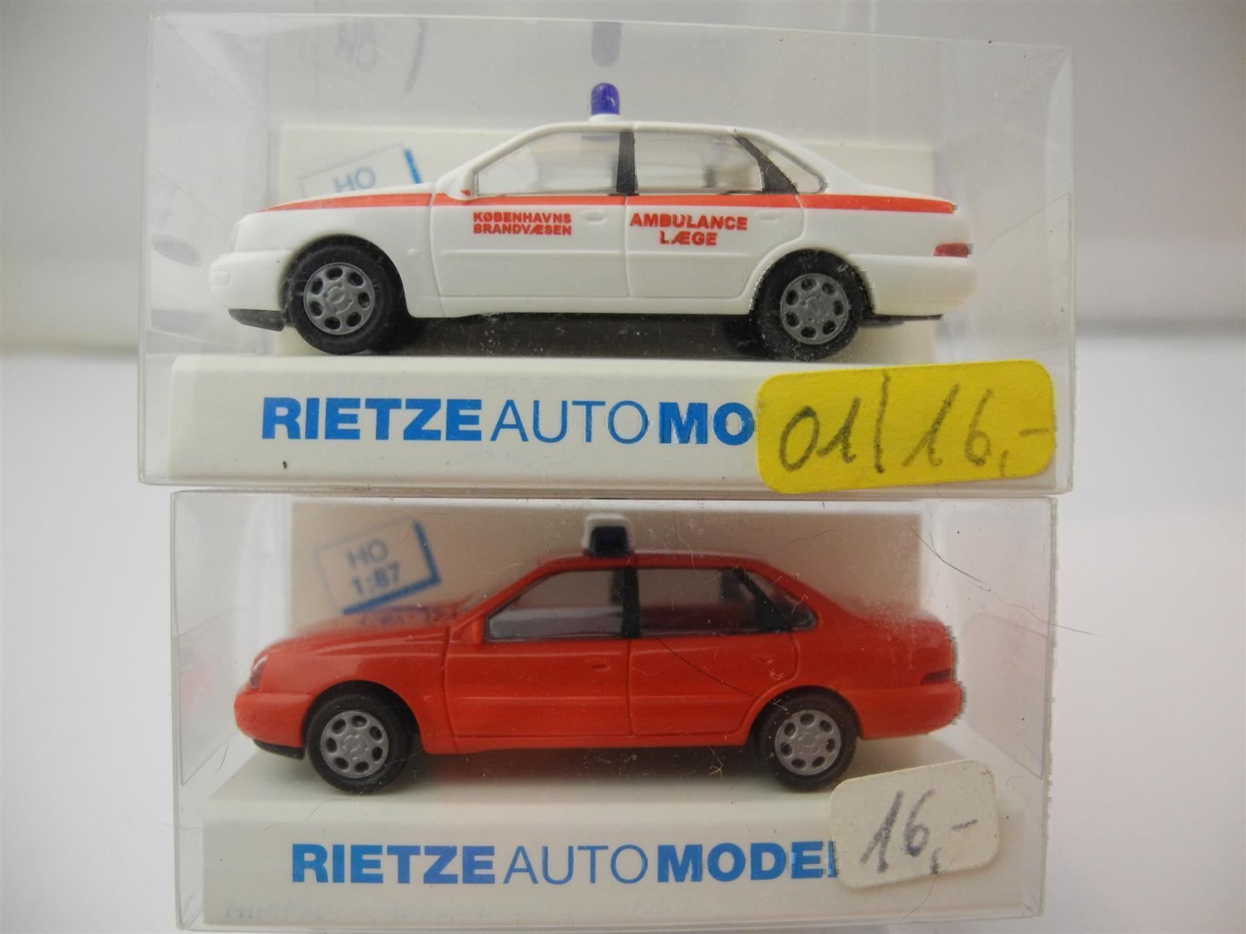 Rietze Modellautos: 2 x Rietze 50635 u. 50637, Nr. v97 – Neu und originalverpackt aus Kottwil von Crazyrolf 1