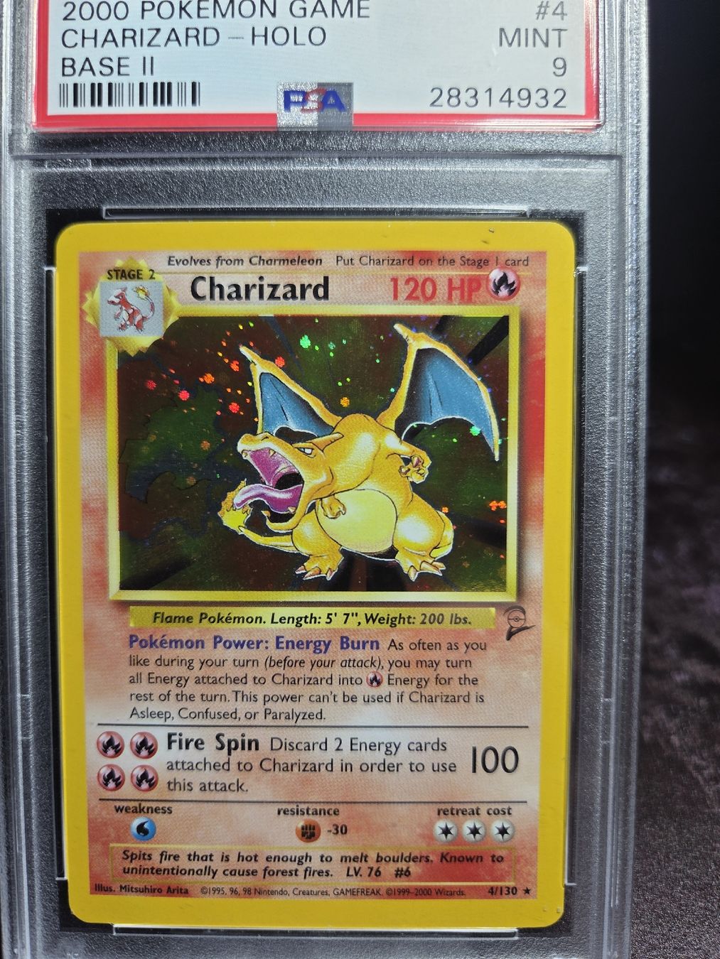 Pokémon Carte collezionabili: CHARIZARD HOLO PSA 9 Mint Base II Pokemon – Usato da Lauerz venduto da gp9_zt9k 1