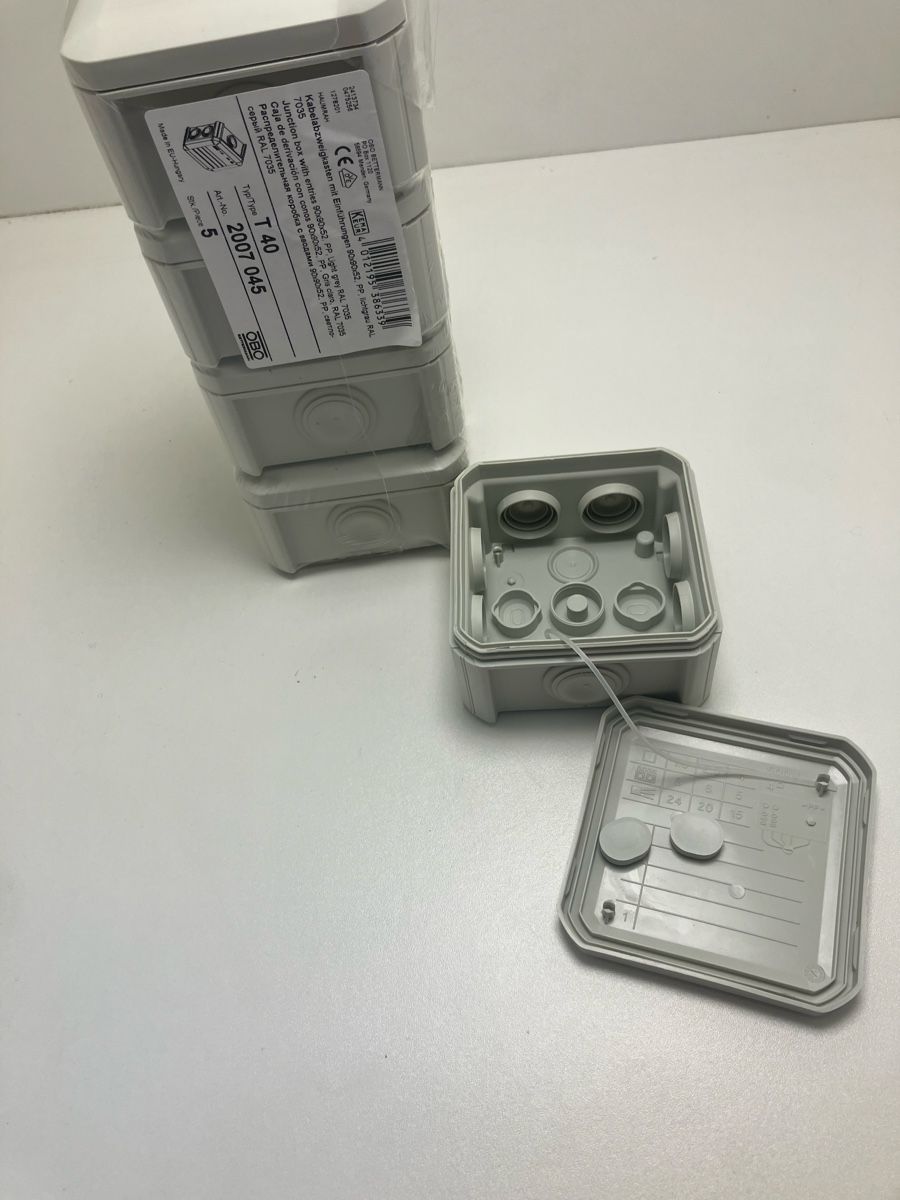 Alimentation électrique: 5x OBO Abzweigdose T40 – Neuf avec emballage d'origine à Bilten par Rocky1291 4