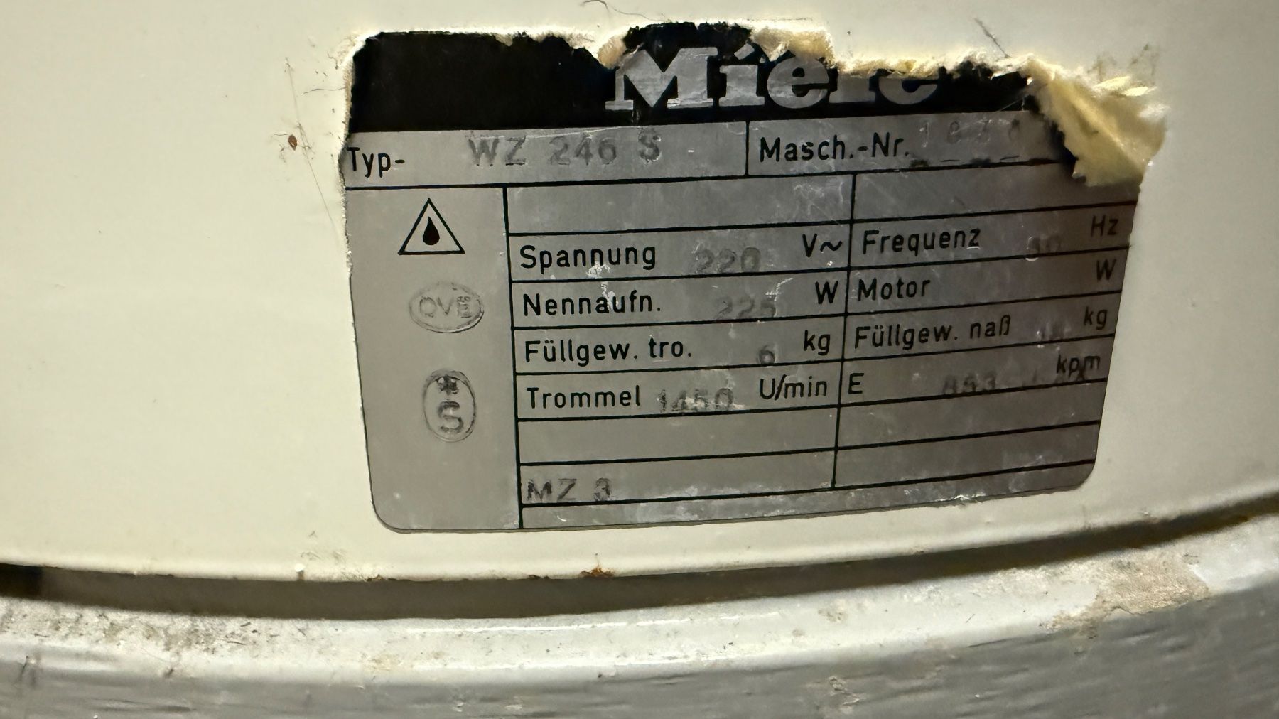 Miele Machines à sécher: Kleider Auswinde Miele – D'occasion à Seengen par luki0041 2