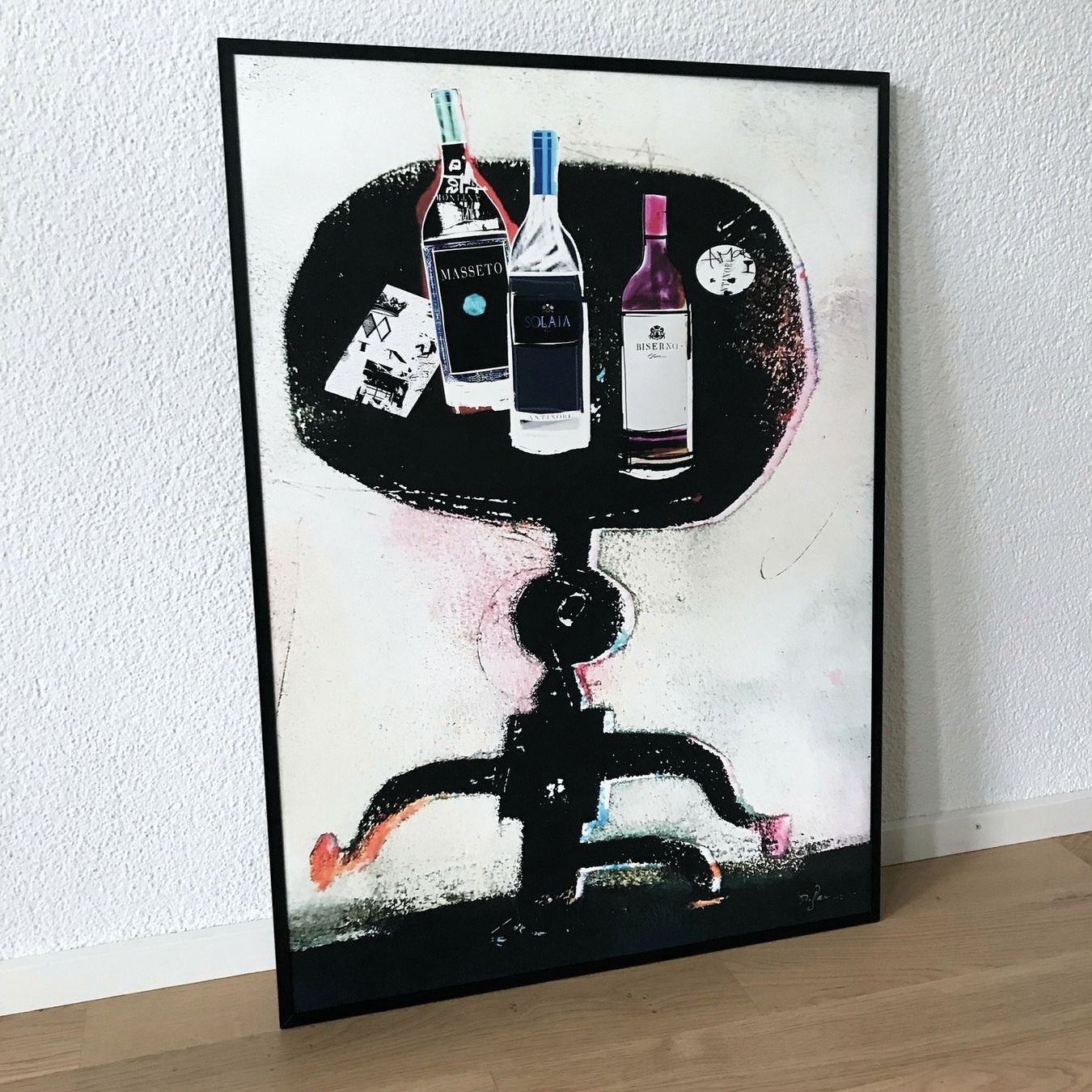 Poster & Bilder: Wein Moderne Kunst Expressionismus Barock Biserno Masseto – Neu (gemäss Beschreibung) aus St. Niklausen LU von Stefan_Bammert_Art