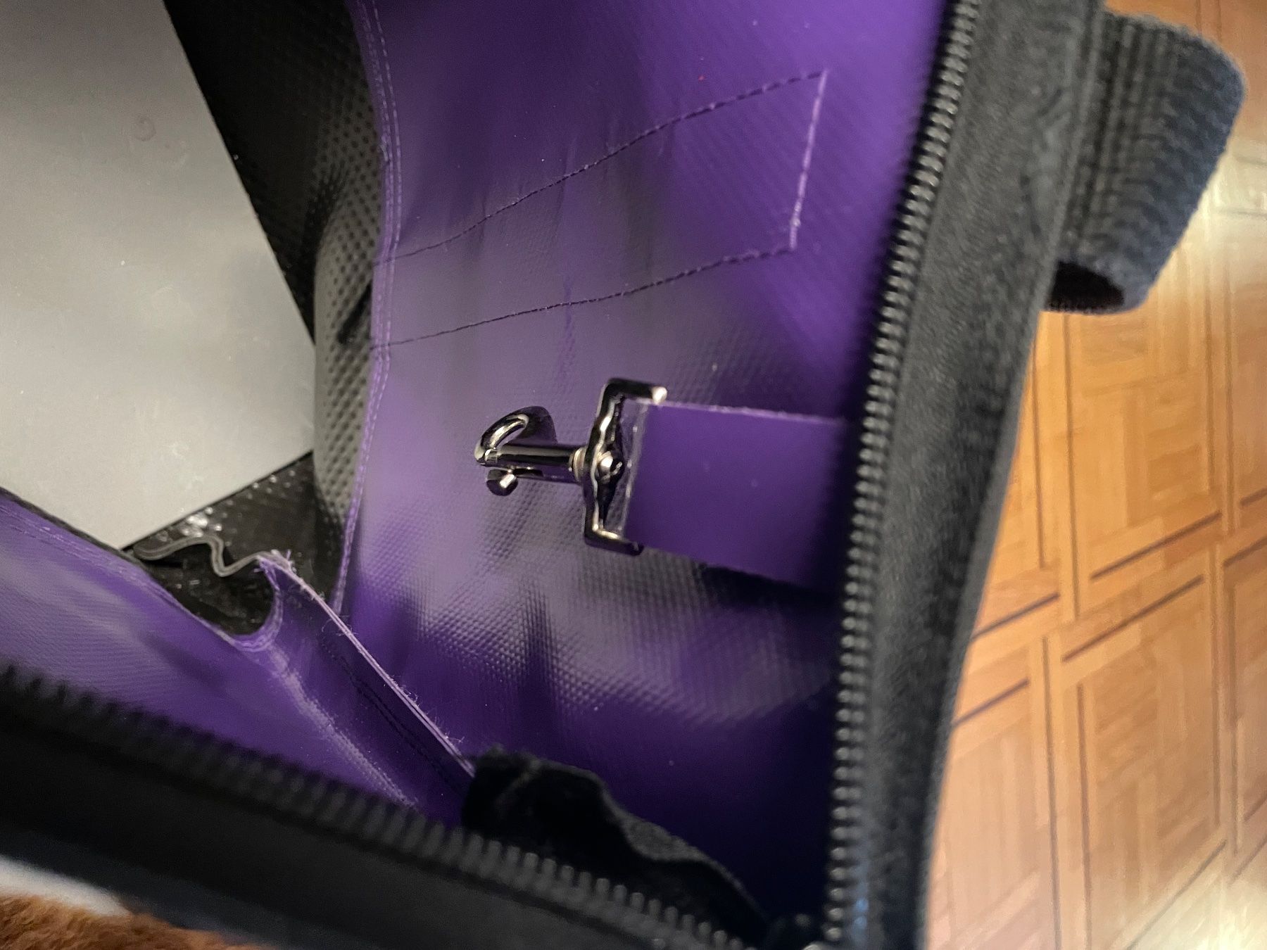 Taschen für Damen: Sac à main violet et noir - Steppenblüte – Gebraucht aus Préverenges von groli_mur 3