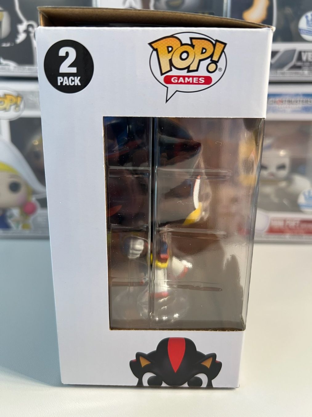 Funko Statuette: Funko POP! Games Sonic the Hedgehog Shadow & Super Shadow – Nuovo e nell'imballaggio originale da Le Mouret venduto da perfectbijou 1