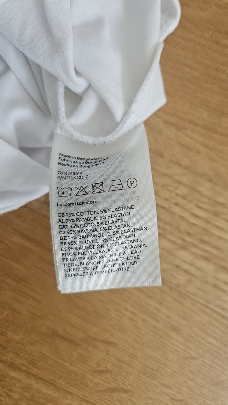 H&M Top: Weisser Body  H&M, Grösse S – Nuovo (secondo la descrizione) da Wetzikon ZH venduto da ELIVNE 2