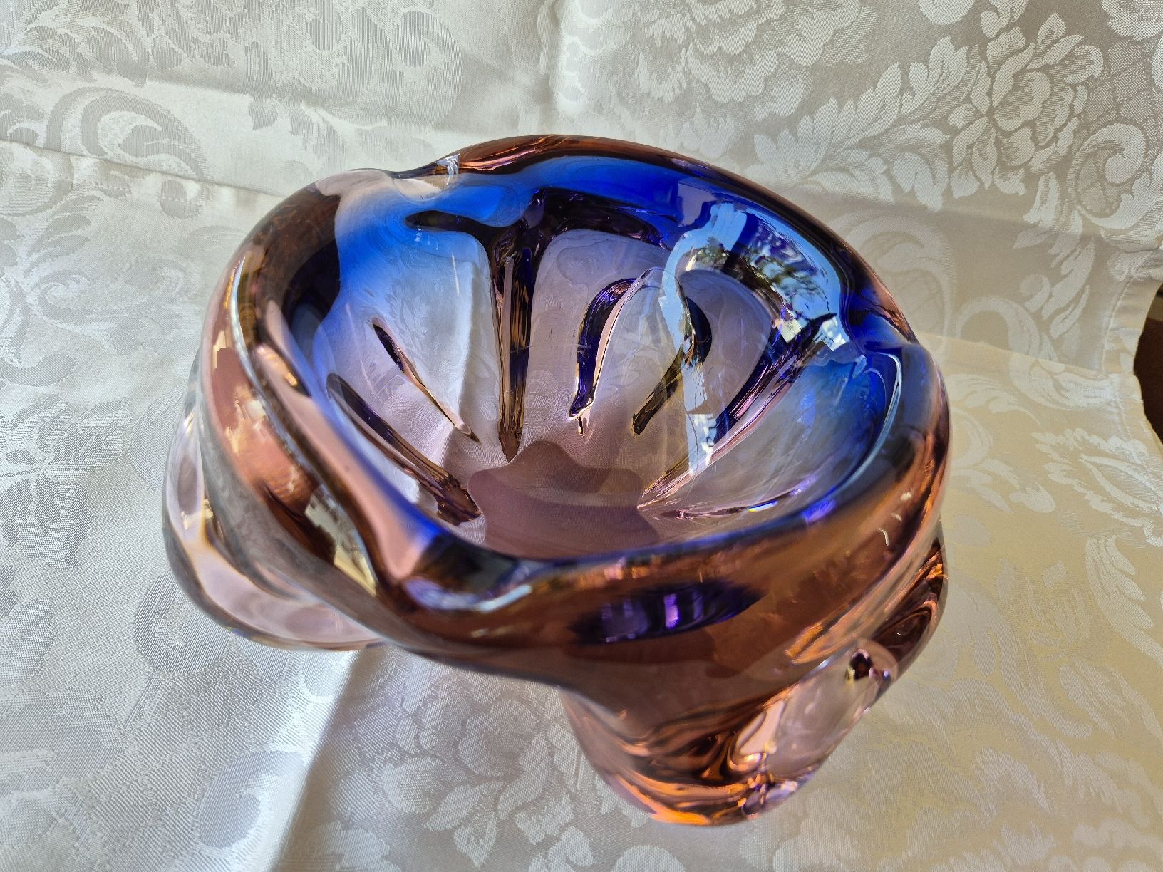 Murano Portacenere: Murano Aschenbecher blau-rosa – Usato da Eschlikon TG venduto da zuzanka80 8