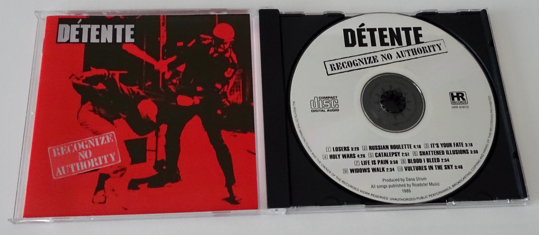 CD: Détente Recognize no Authority CD – Usato da Gwatt (Thun) venduto da samojede67