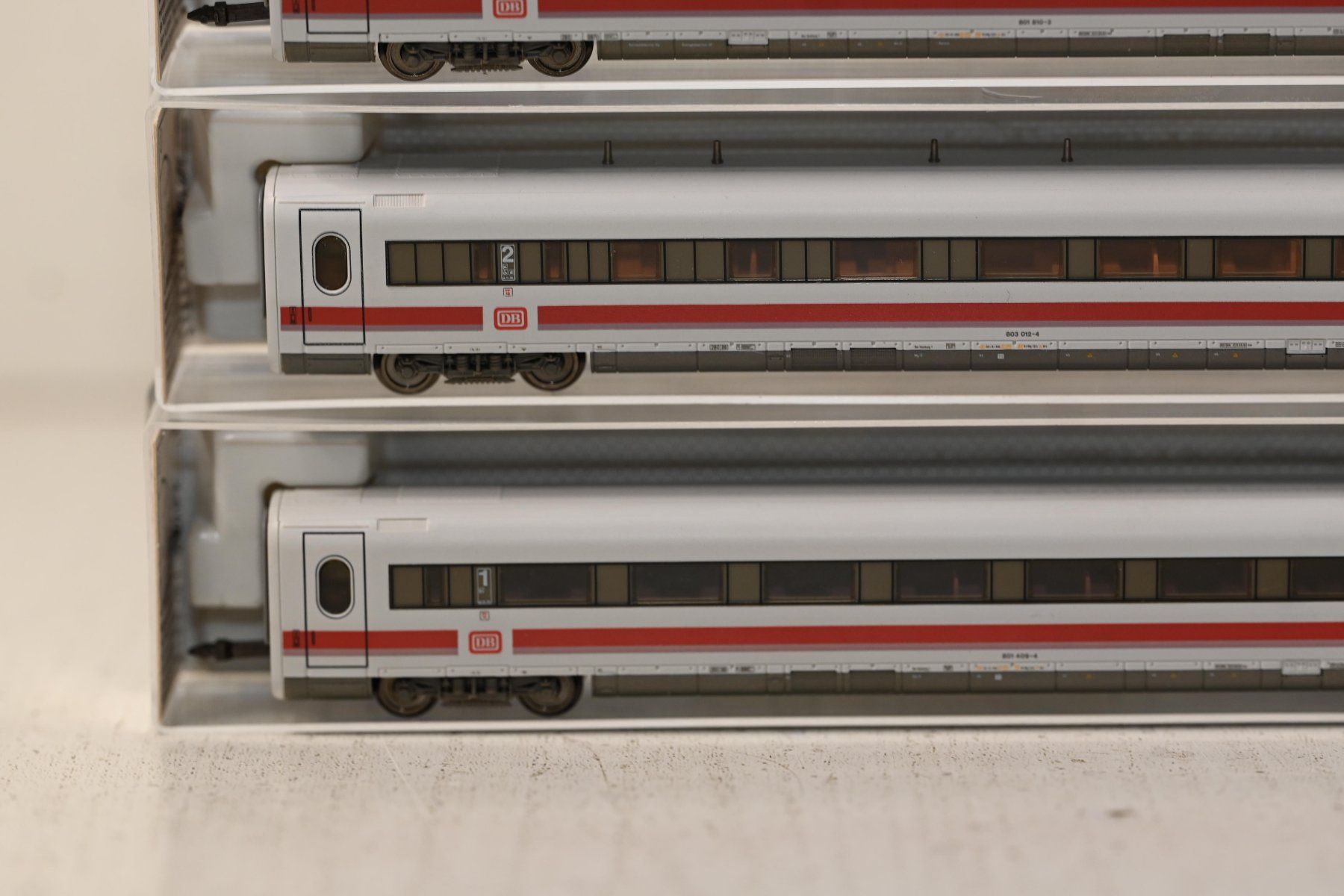 Fleischmann Modelleisenbahnen: 3x DB ICE  Wagen Fleischmann Spur N mit OVP – Gebraucht aus Laupen ZH von Zmoewe 4