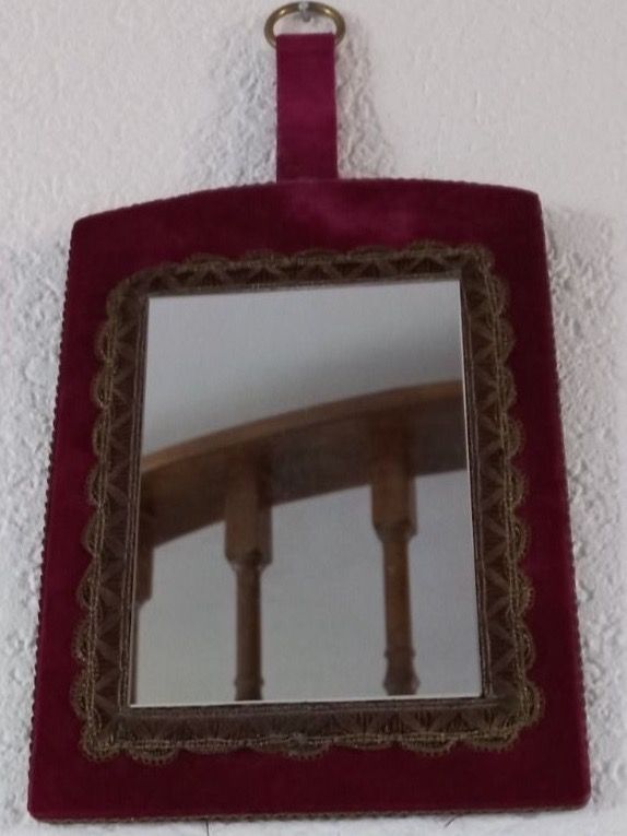 Spiegel: Miroir rectangulaire 20×42 cm vintage – Gebraucht aus Dompierre FR von fat_xth5