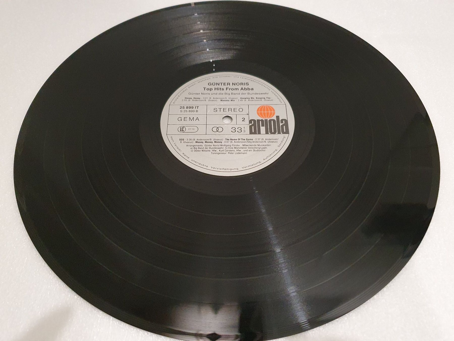 Vinyles: Günter Noris – Top Hits From ABBA – D'occasion à Uster par Vinyl-Leidenschaft 4