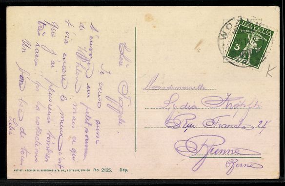 Cartoline postali: AK Wohlen, Niederwilerstrasse – Usato da Berlin venduto da bartko-reher 1