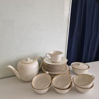Vintage Suisse Porzellan Kaffee-/Teeservice Langenthal 1944