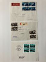 1947/57, Motiv Eisenbahn, 3 saubere Belege